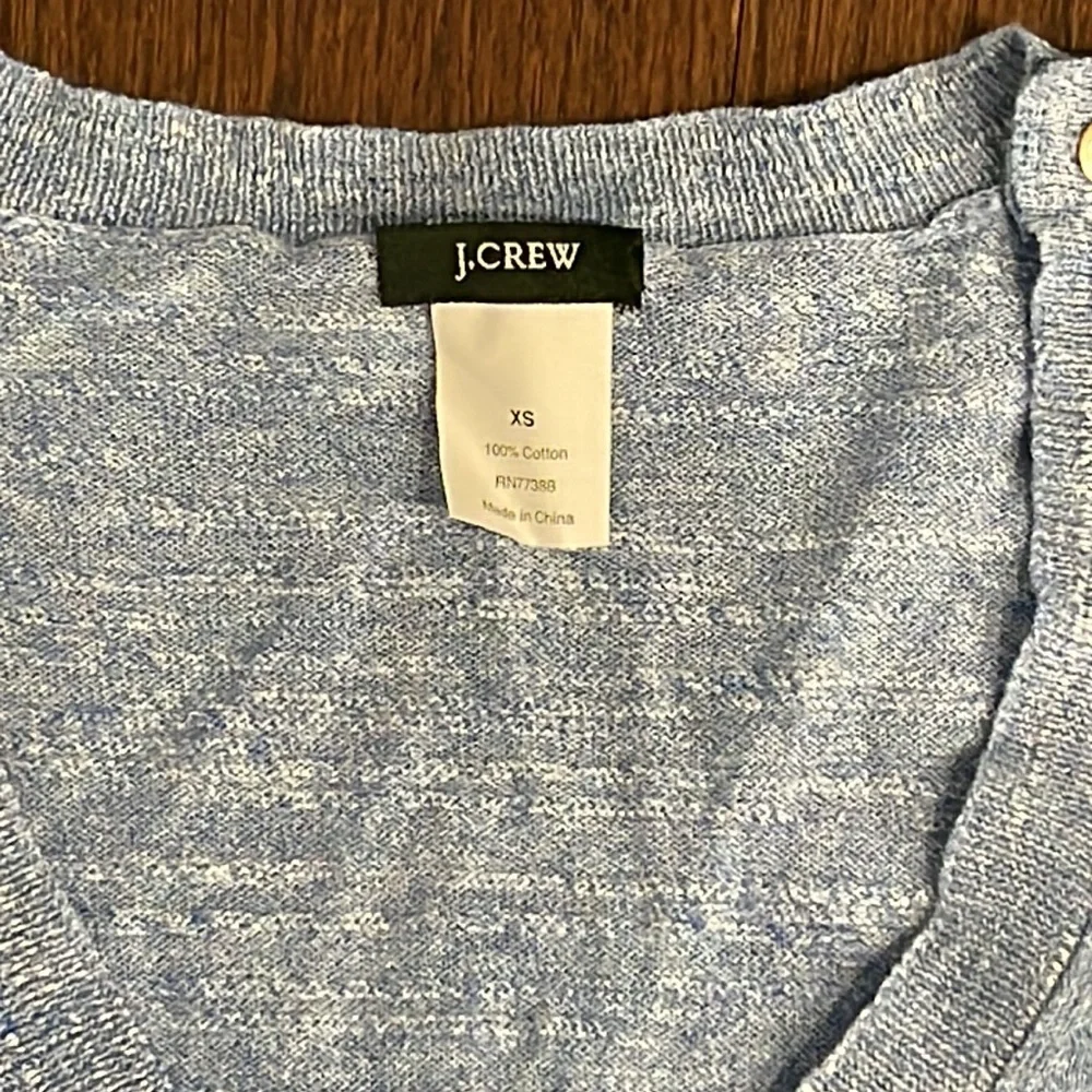 J. Crew V-Neck Blue Women’s Sweater Size XS